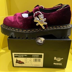 Marc Jacobs x Dr. Martens Heaven Addina Mary Jane - Cherry Red- Size 38 EU / 7.5